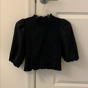 Black ruched top